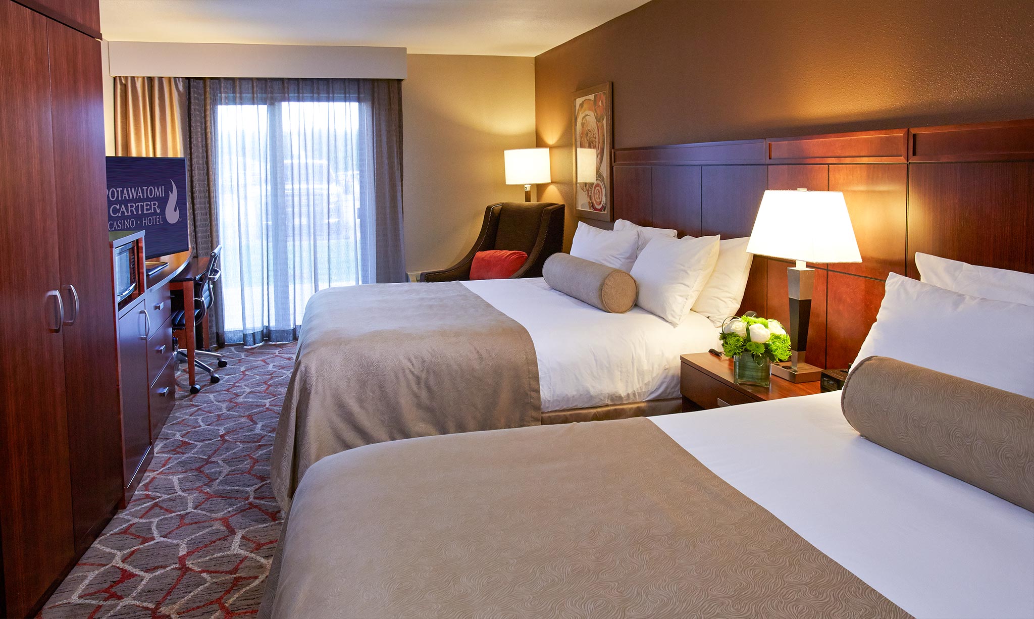 potawatomi carter casino hotel mountain wi